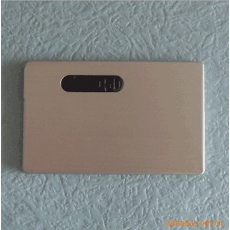 3.0 metal card USB flash disk 3.0 aluminum alloy business card USB flash disk custom logo free proofing 