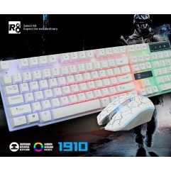 R8-1910 wired keyboard and mouse set game desktop ...