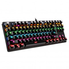 Leilangzhen mechanical keyboard 87 key wired USB l...