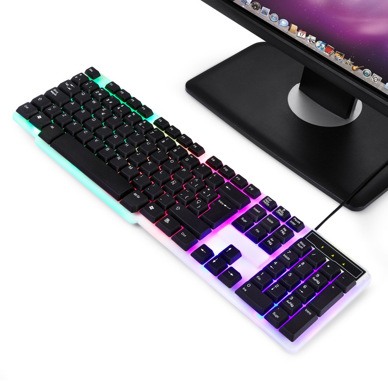 Home game mechanical keyboard notebook desktop computer wired keyboard business office multimedia keyboard
