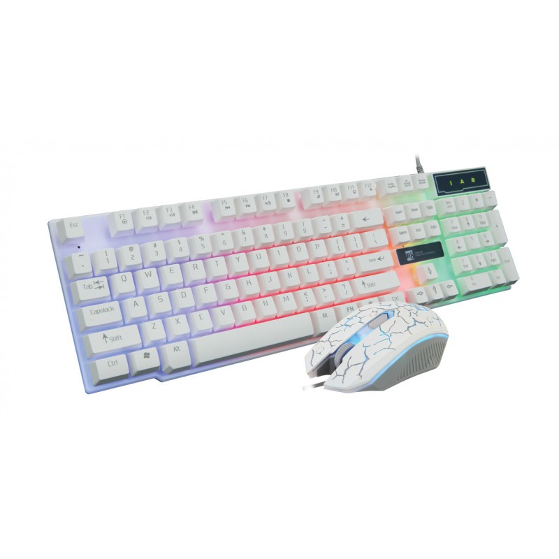 R8-1910 wired keyboard and mouse set game desktop computer notebook USB suspended keyboard Amazon 