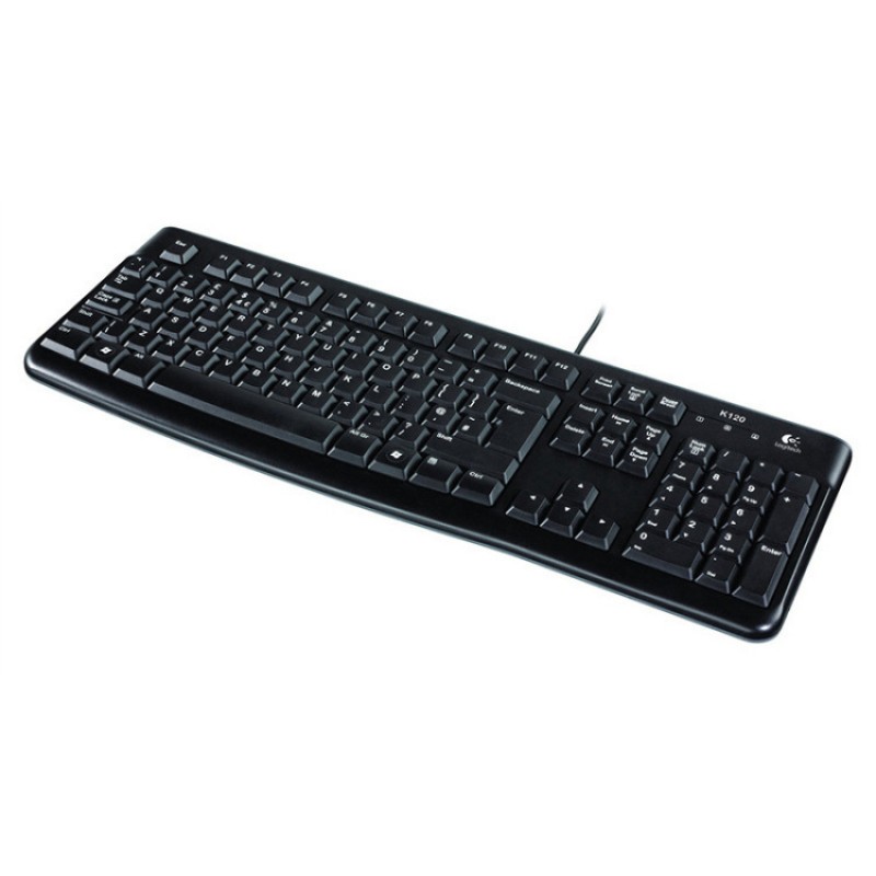 Genuine Logitech Logitech k120 wired thin USB keyboard eating chicken wired computer single keyboard