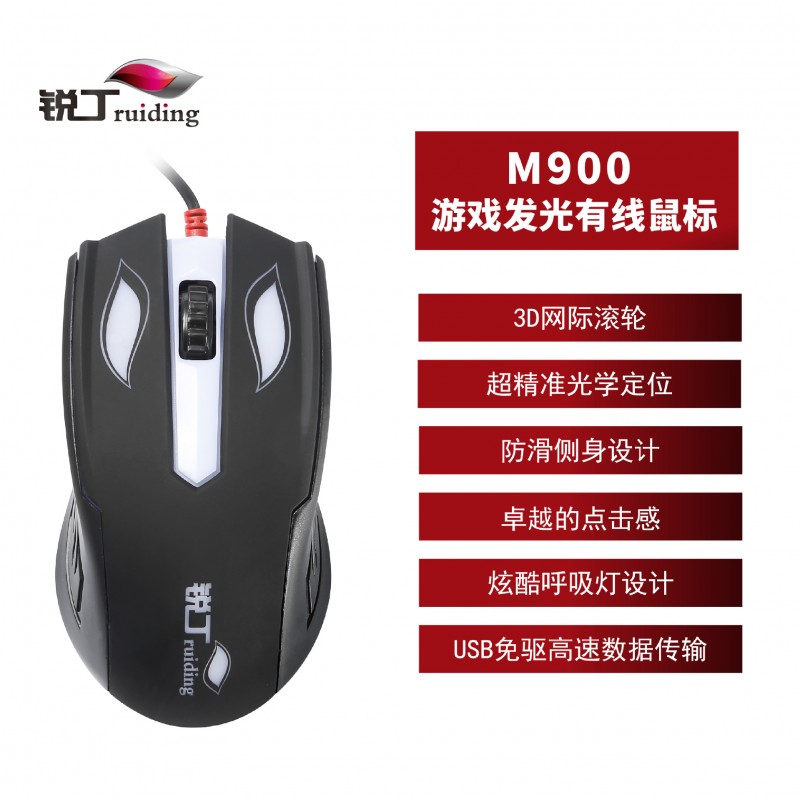 Ruiding N200 wired keyboard spot wholesale keyboard and mouse set desktop computer business keyboard and mouse set