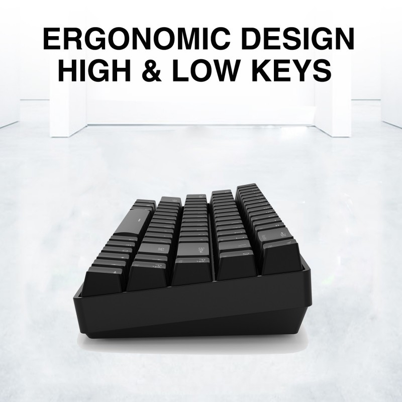 Spot Mitu 68 key dual-mode Bluetooth 5.0 wireless 2.4G game mechanical keyboard red brown green axis foreign trade explosion