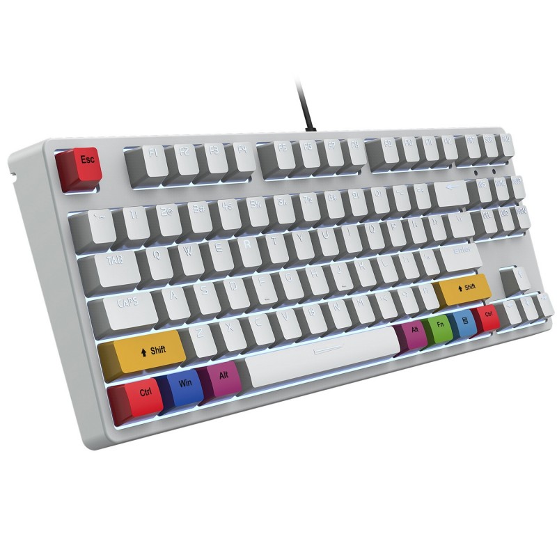 Hxsjl60087 key type-C WIRED RED axis mechanical keyboard 
