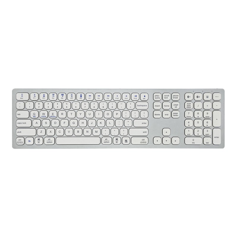 New aluminum flat panel keyboard universal rechargeable Bluetooth Keyboard