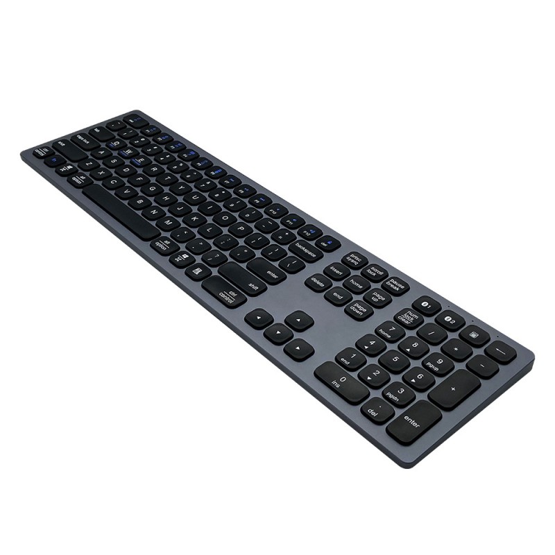 New aluminum flat panel keyboard universal rechargeable Bluetooth Keyboard