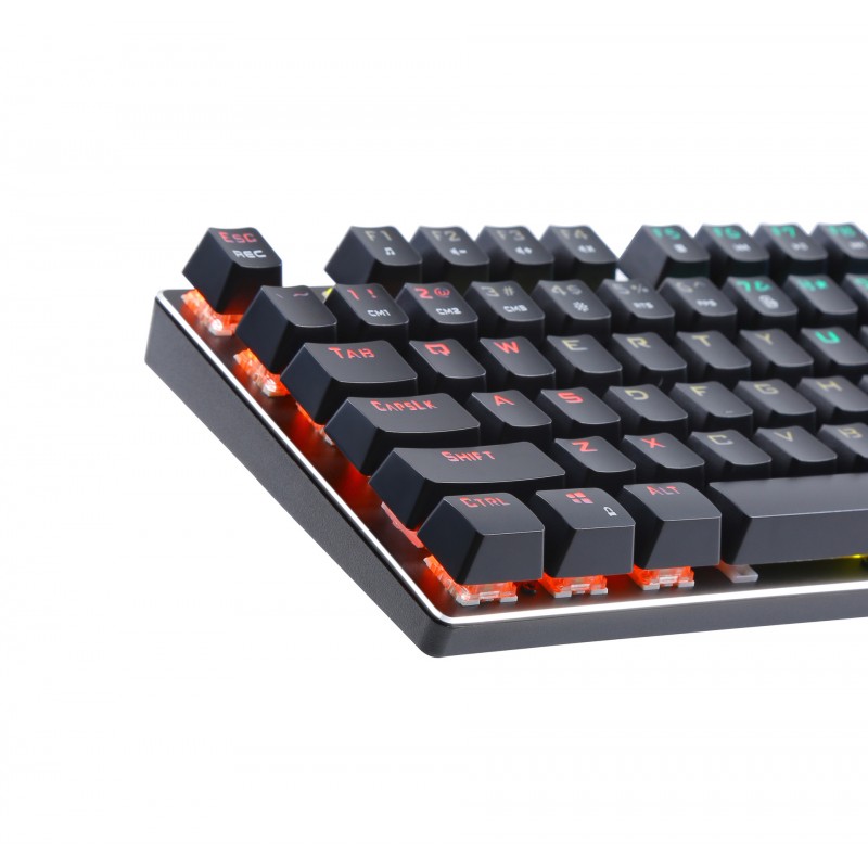 Cross border mechanical green axis color light 89 key Mini wired game mini small mechanical keyboard and mouse set in stock