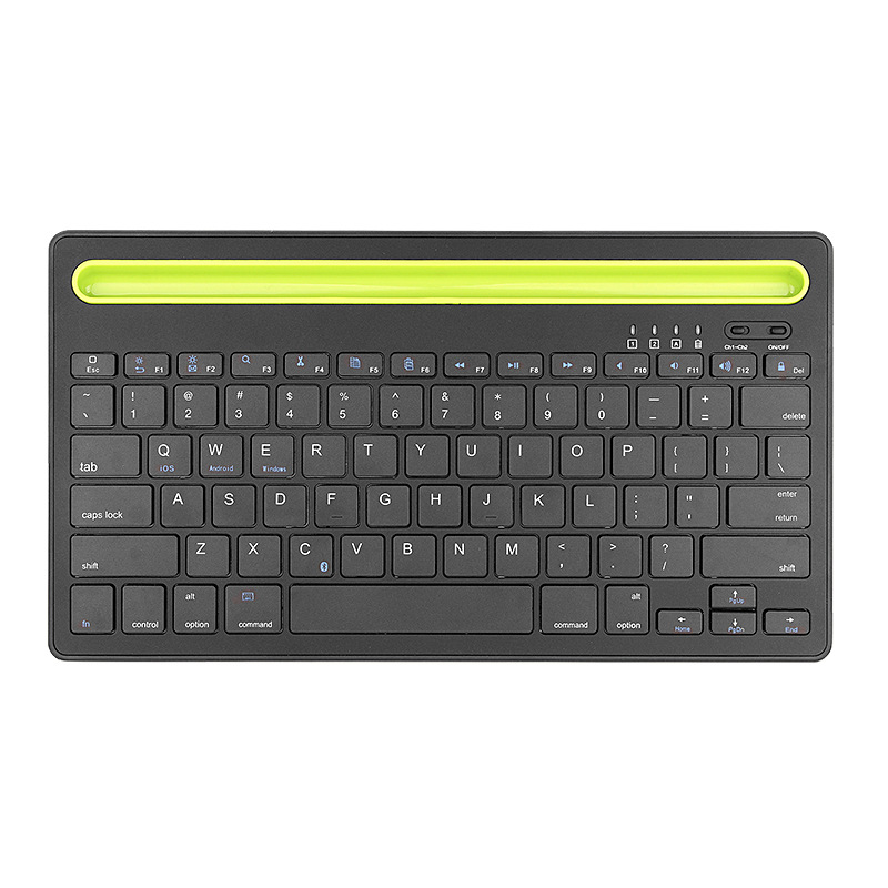 Keyboard is suitable for iPad desk mobile phone desktop computer charging dual channel wireless Bluetooth keyboard 
