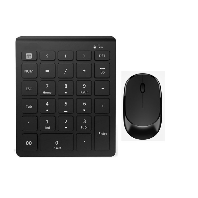 Bluetooth 2.4G digital keypad notebook computer 28 key keyboard ultra thin wireless office portable keyboard batch
