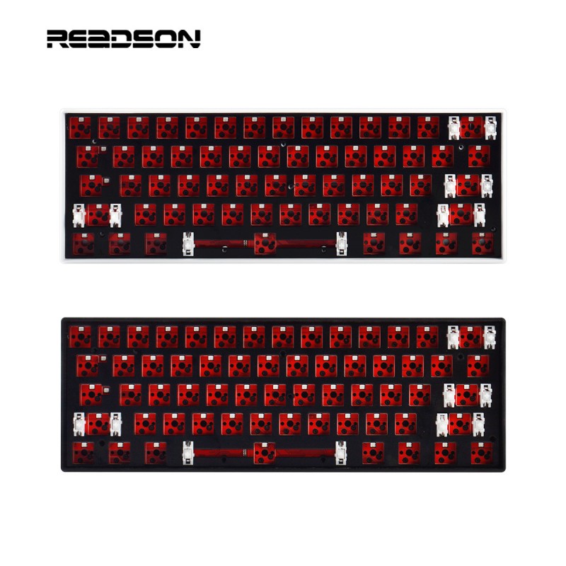 Cross border Amazon 61 key mechanical keyboard 68/84 key suite RGB Bluetooth wireless wired three mode hot plug axis