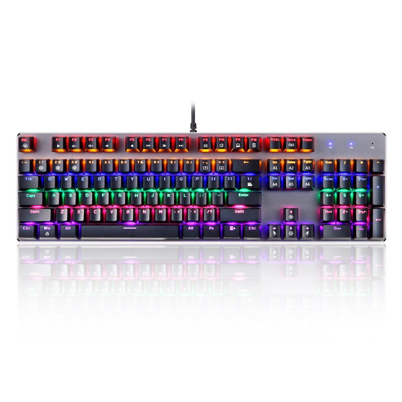 Mechanical keyboard RGB mixed light full key non red macro recording high Teqing axis red axis keyboard Amazon k73